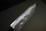 Japanese Chef Knife Mazaki Naoki White 2 Black Nashiji Kiritsuke Gyuto 210mm