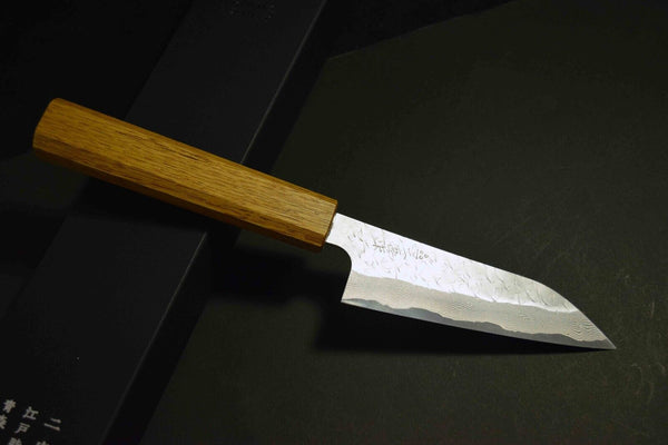 Japanese Chef / Kitchen Knife Nigara SG STRIX Petty 120mm-150mm w/Oak Handle F/S