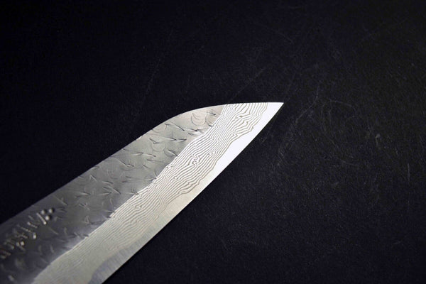 Japanese Chef / Kitchen Knife Nigara SG STRIX Petty 120mm-150mm w/Oak Handle F/S