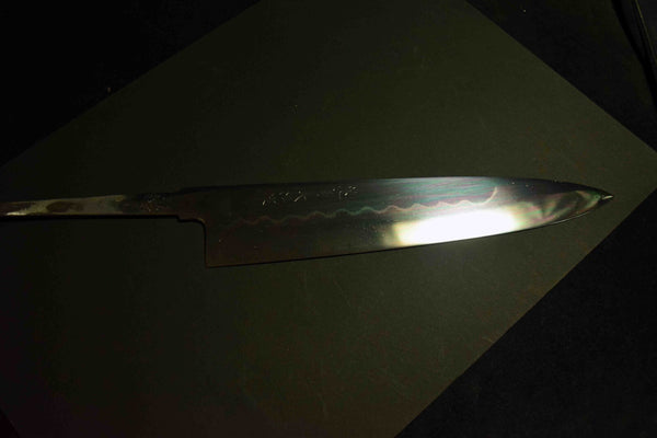 Japanese Chef Knife Yoshikazu Ikeda Blue2 Honyaki Gyuto 240mm Mirror Blade Only