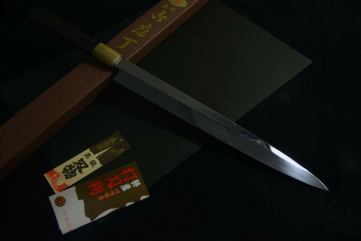 Unsui Japanese Traditional 3-piece Knife Set (Nakiri, Yanagi, Deba