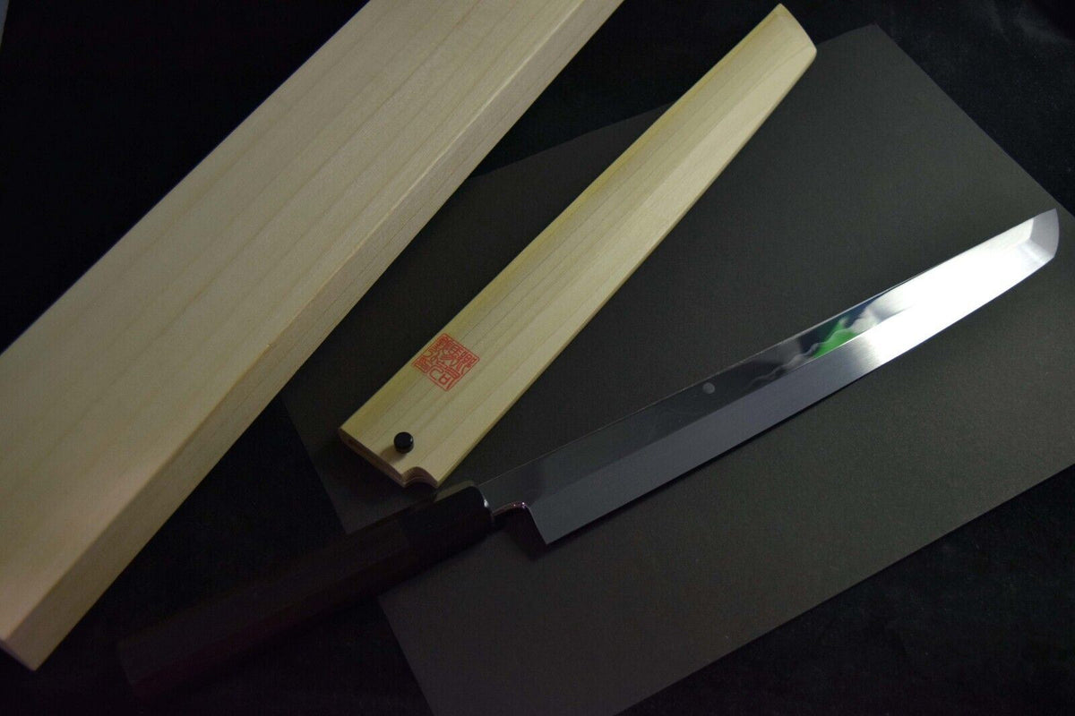 Chef Knife Kenji Togashi Fuji Moon White 1 Honyaki Sakimaru Takohiki 3