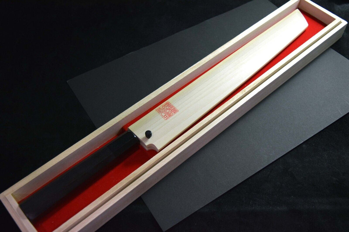 Chef Knife Kenji Togashi Fuji Moon White 1 Honyaki Sakimaru Takohiki 3