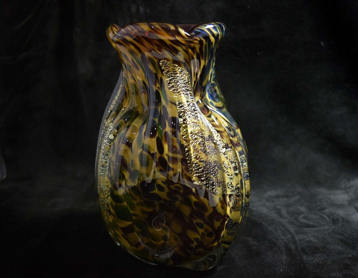 Japanese Kamei Art Glass Vase Vtg from Osaka Japan 049 F/S – ikyu