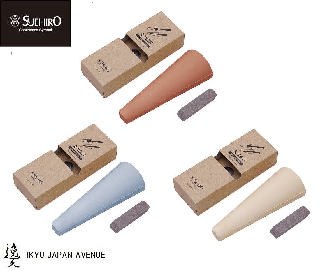Suehiro Taper Gouge Stone - Whetstone Curve Edge Sharpener Suehiro Taper Gouge Stone - Whetstone Curve Edge Sharpener