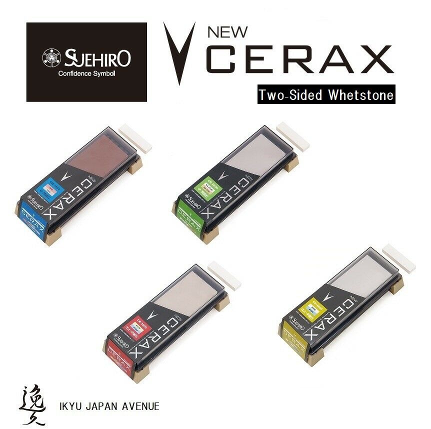Suehiro Stone; NEW CERAX Two-Sided Whetstone Series from Japan 