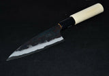 Japanese Kitchen / Chef knives Double Beveled Black Ajikiri 105mm from Japan F/S