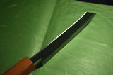 Japanese Chef Knife Isamitsu White 1 Stainless Cladding Black Kiritsuke 165mm