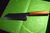 Japanese Chef Knife Isamitsu White 1 Stainless Cladding Black Kiritsuke 165mm