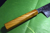 Japanese Chef Knife Isamitsu White 1 Stainless Cladding Black Gyuto 210mm