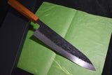 Japanese Chef Knife Isamitsu White 1 Stainless Cladding Black Gyuto 240mm
