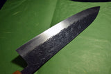 Japanese Chef Knife Isamitsu White 1 Stainless Cladding Black Gyuto 240mm