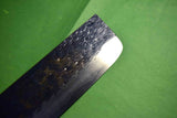 Japanese Chef Knife Isamitsu White 1 Stainless Cladding Black Nakiri 165mm