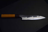 Japanese Chef Knife Mazaki Naoki White 2 Black Nashiji Petty 150mm from Japan