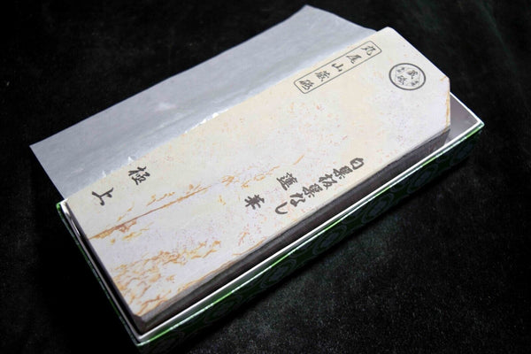 Japanese Natural Whetstone Shohonyama Maruoyama Renge Suita 1649g from Kyoto