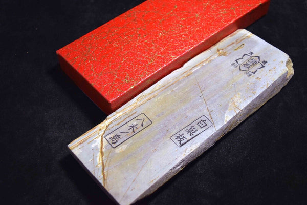 Japanese Natural Whetstone Yaginoshima Shiro Renge Suita 707g from Kyoto Japan