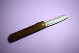 Japanese Higonokami VG10 Warikomi Folding Knife 70mm Ironwood Handle #2241321