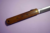 Japanese Higonokami VG10 Warikomi Folding Knife 70mm Ironwood Handle #2241321