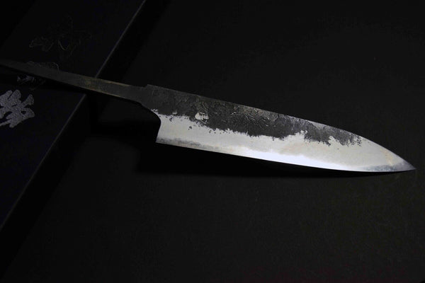 Japanese Chef Knife Mazaki Naoki White 2 Black Nashiji Petty 90mm-120mm -150mm