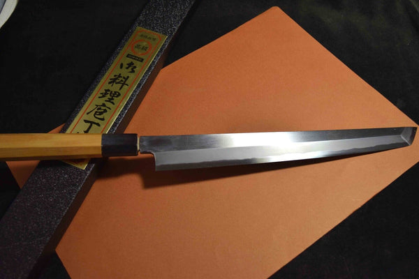 Japanese Chef Knife Ikyu by Itsuo Doi Blue 2 Sakimaru Takohiki 270mm Japan F/S