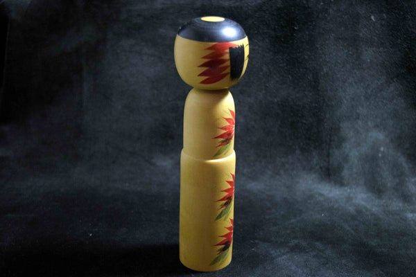 Japanese Wooden Kokeshi Doll Tsuruji Matsumoto Signed Vtg. from Japan 111