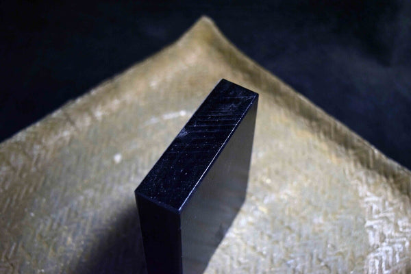 Japanese Natural Whetstone Tsushima Black 1/4 Size 544g from Nagasaki Pref. *F/S