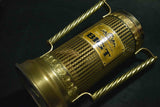 Vintage Nikka Whisky Knight Armor Metal Bottle Cover Case w/ Music Box 1970s 117