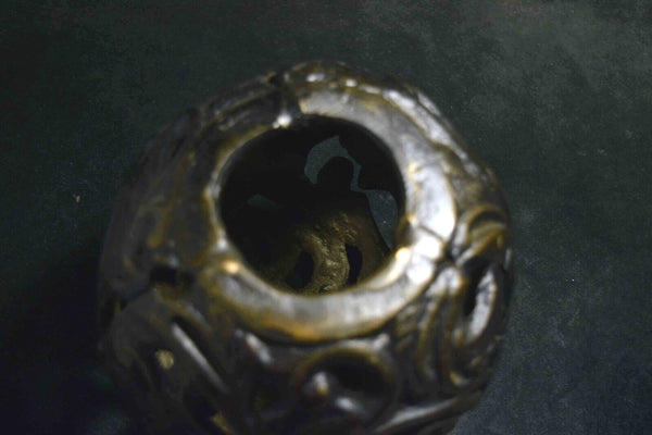 Japanese antique-style lampshade  intricate carvings on alloy material 119