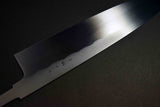 Chef Knife Kenji Togashi Blue 1 Water Quenched Wood Polished Gyuto 240mm (A)