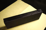 Japanese Natural Whetstone Tsushima Black 30' Size 1074g from Nagasaki Pref. F/S