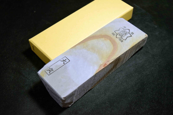 Japanese Natural Whetstone Ozuku Asagi Kanmaki 100' Size 650g Lv.5.0 #10000+ F/S