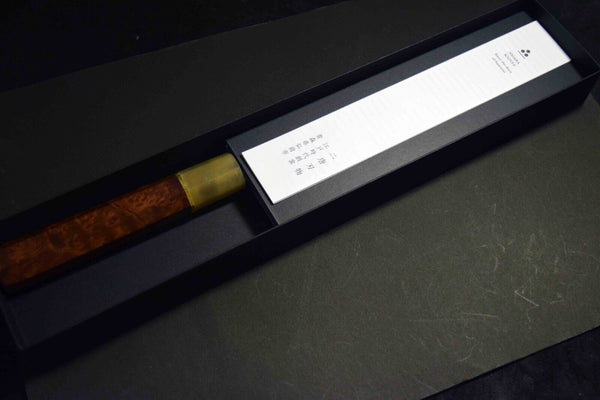 Japanese Chef / Kitchen Knife Nigara VG  XEOS Santoku 170mm w/Rosewood Handle FS