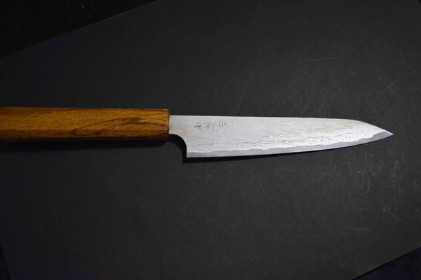 Japanese Chef / Kitchen Knife Nigara VG XEOS Petty 150mm w/Oak Handle FS