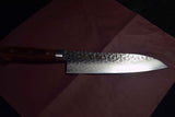 【Suisin】Japanese Kitchen Knife VG10 Tsuchime 17 Layers Damascus Santoku 180mm FS