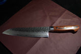 【Suisin】Japanese Kitchen Knife VG10 Tsuchime 17 Layers Damascus Santoku 180mm FS