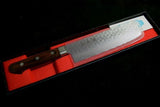 【Suisin】Japanese Kitchen Knife VG10 Tsuchime 17 Layers Damascus Nakiri 165mm *FS