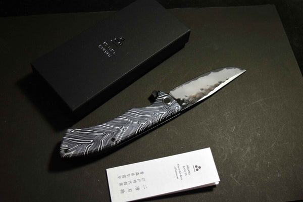 Japanese NIGARA - Stainless SG2 Folding Knife w/  Micarta handle  from Japan F/S
