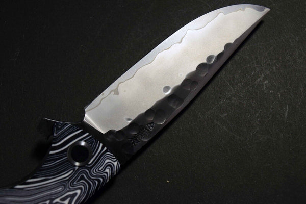 Japanese NIGARA - Stainless SG2 Folding Knife w/  Micarta handle  from Japan F/S
