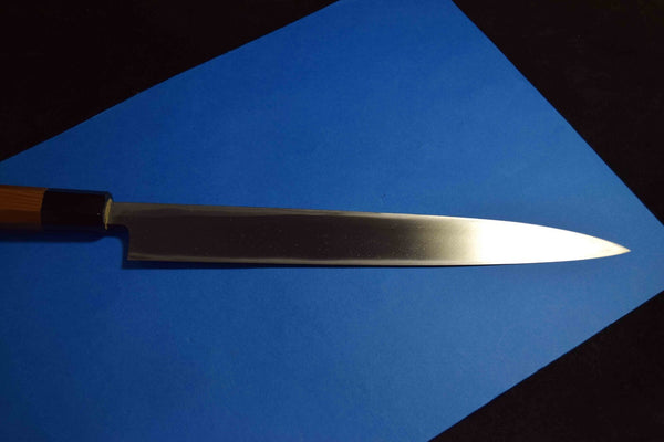 Japanese Chef knives Ikkyu White 2 Suminagashi Left-Handed Yanagiba 270mm F/S