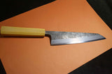 Japanese Chef Knife Itsuo Doi Blue 2 Black Garasuki 185mm w/ Asahi Handle  *F/S*