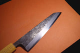 Japanese Chef Knife Itsuo Doi Blue 2 Black Garasuki 185mm w/ Asahi Handle  *F/S*