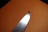 Japanese Chef Knife Itsuo Doi Blue 2 Black Garasuki 185mm w/ Asahi Handle  *F/S*
