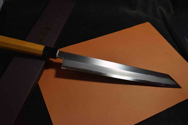 Japanese Chef Knife Ikyu by Itsuo Doi Blue 2 Kensaki Yanagiba 300mm Japan F/S