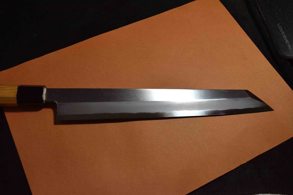 Japanese Chef Knife Ikyu by Itsuo Doi Blue 2 Kensaki Yanagiba 300mm Japan F/S