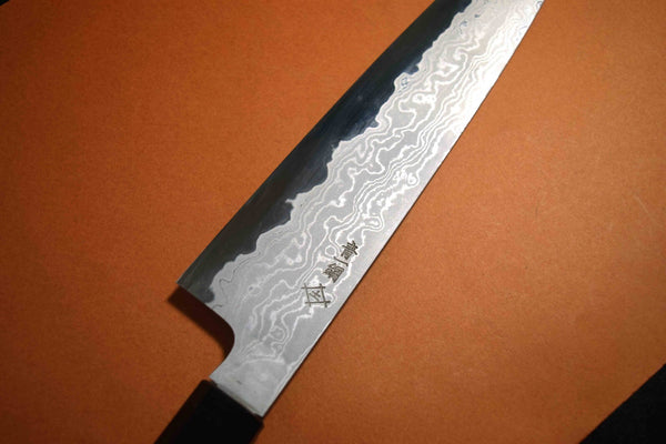 Japanese Chef Knife Doi x Furukawa Aogami 1 Suminagashi Gyuto 240mm Japan *F/S*
