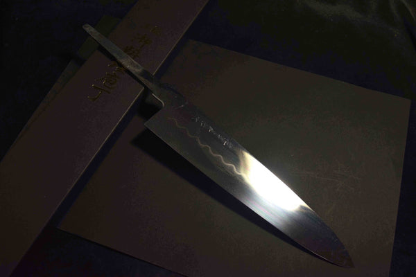 Japanese Chef Knife Yoshikazu Ikeda Blue2 Honyaki Gyuto 240mm Mirror *F/S*
