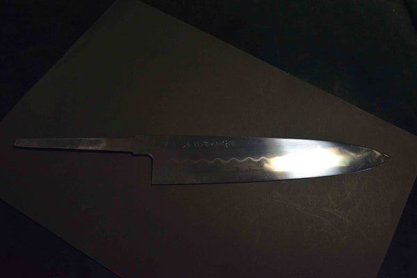 Japanese Chef Knife Yoshikazu Ikeda Blue2 Honyaki Gyuto 240mm Mirror *F/S*