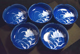 Japanese  Arita Ware Kobachi Bowl 5pcs Set Vtg. Pottery from Japan 121