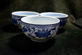 Japanese  Mino Ware Takamine Bowl 3pcs Set Vtg. Pottery from Japan 122