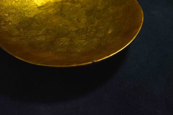 Japanese Lacquer ware Yellow Gold & Champagne Gold Plate set 125